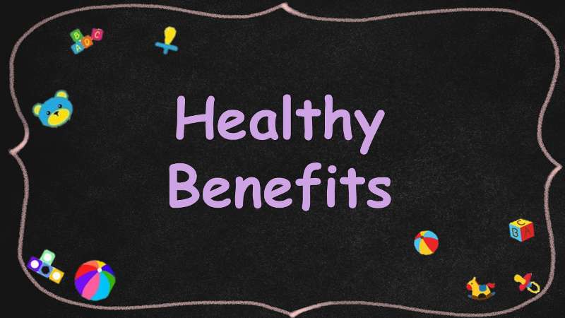 A black chalkboard image with a pink border around the inside. Inside the border are some images of baby items such as pacifiers, blocks, balls and rocking horses. In the middle of all of that are the words